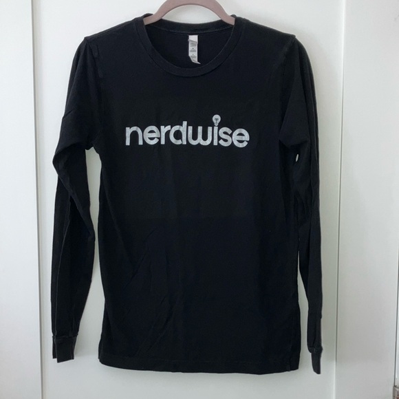 Nerdwise statement Bella Canvas cotton Long Sleeve Tee - Picture 7 of 14